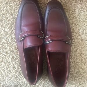 Burgundy Salvatore Ferragamo with size of 9 1/2 European size